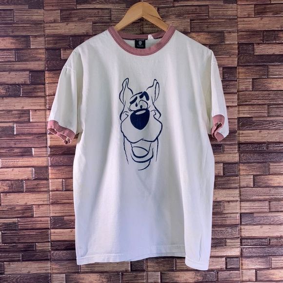 Warner Bros. Other - Vintage Mens Medium Scooby Doo T Shirt Warner Bros White T Shirt